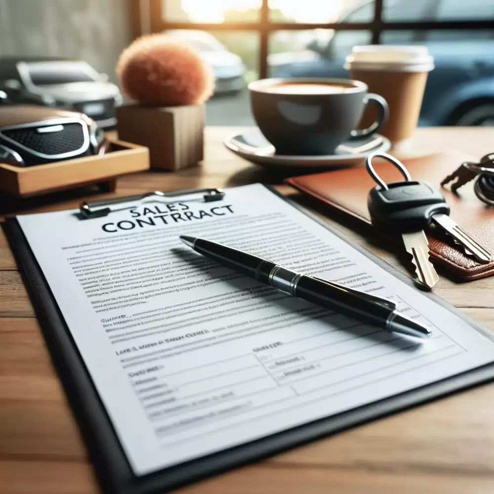 kupní smlouva o prodeji motorového vozidla