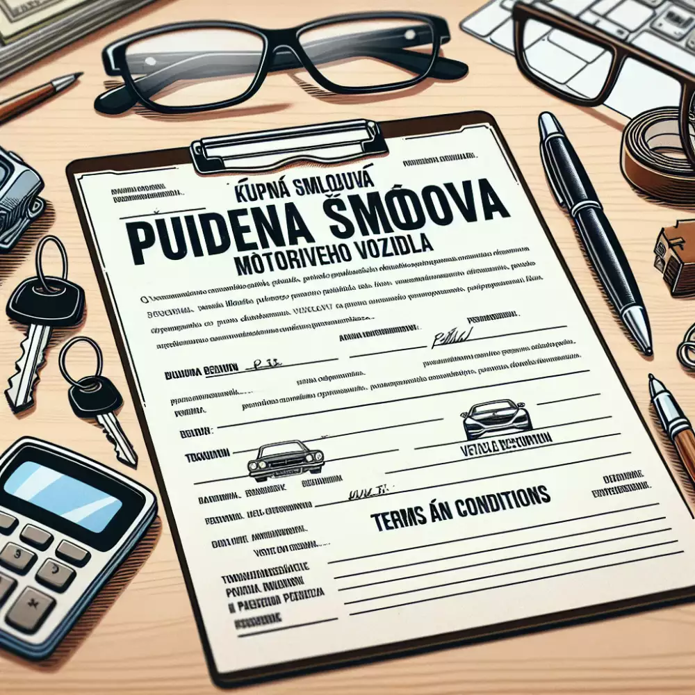 kupní smlouva o prodeji motorového vozidla